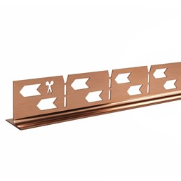 Listwa Spadkowa Brodzikowa Lewa 120cm Miedź Szczotkowany