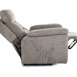 Fotel Rozkładany MORGAN RAVEN Szary