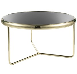 Ława SCARLET fi74 Złoty/Czarny