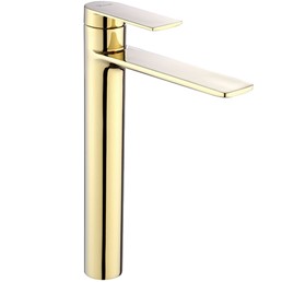 Bateria Umywalkowa Wysoka STORM Złoty