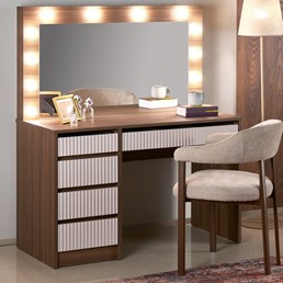 Toaletka HOLLYWOOD 2 XL Kaszmir/Orzech