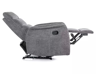 Fotel Rozkładany SOLON M Brego Ciemny Szary/Czarny