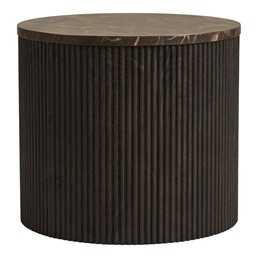 Stolik Kawowy ROTA fi45 Ciemny Brązowy