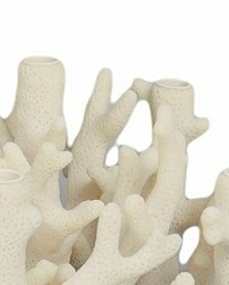 Świecznik CLARICE Biały