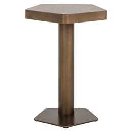 Stolik HEXA 45x44cm Złoty