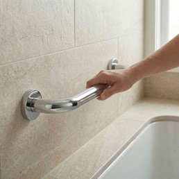 Uchwyt Łazienkowy Prosty 40cm Chrom