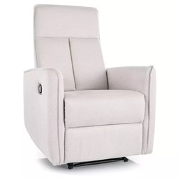 Fotel Rozkładany NIKOS Brego Jasny Beżowy/Czarny