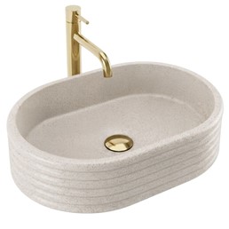 Umywalka Nablatowa NICOLETTA Beżowy