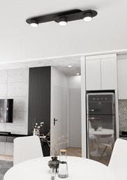 Lampa Sufitowa STILO 3 Czarny