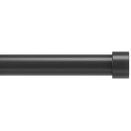 Pojedynczy Karnisz CAPPA 91-168 cm Szczotkowana Czerń