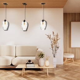 Lampa Wisząca ALLURA 1S Czarny