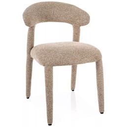 Krzesło CAVA Beż/Czarny Mat