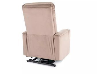 Fotel Rozkładany IKAR Ciemny Beżowy/Czarny