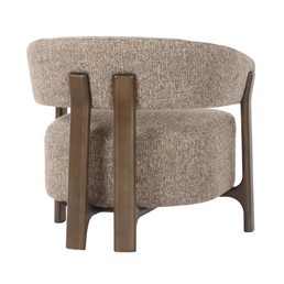 Fotel DALARA Brązowy