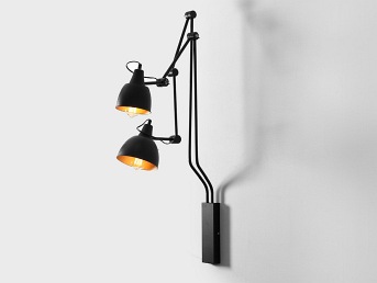 Lampa ścienna COBEN WALL 2 – czarny