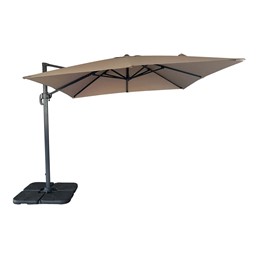 Parasol Ogrodowy BAZA 295cm Beżowy