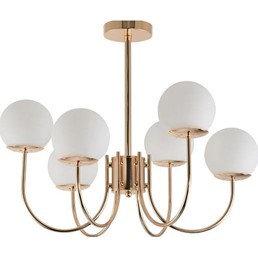 Żyrandol FREIA 6 Złoty