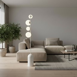 Lampa Podłogowa ETNO LP4 Biały