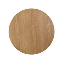 Ława TUCA Fi80cm Dąb/Czarny Mat