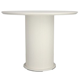 Stół ELIA 100cm Okrągły Biały