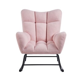 Fotel Bujany TEDDY FR4-FX Różowy