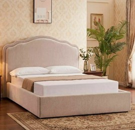 Łóżko FLORENCJA Raven 160x200cm Beżowy