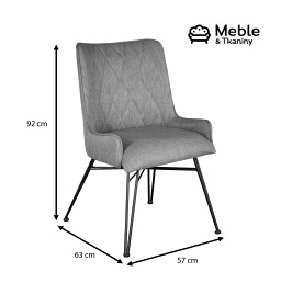 Adesso D03B Krzesło tapicerowane