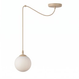 Lampa Wisząca GIGI 1 Beżowy/Opal
