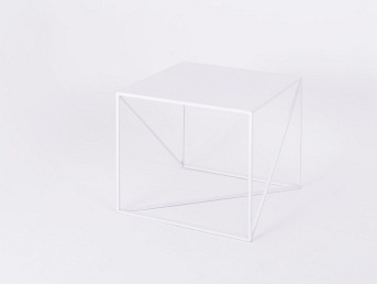 Stolik Memo Metal 50x50x45 Biały