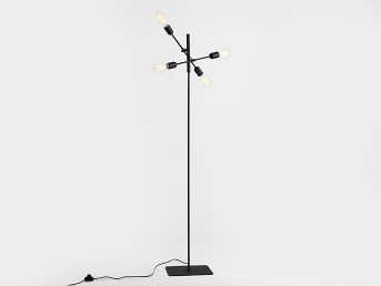 Lampa podłogowa TWIGO FLOOR 4 – czarny