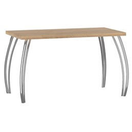 Stół ST(B)-FX 67x128 II Dąb Złoty Craft/Chrom