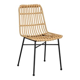 Krzesło SURABAYA Naturalny/Czarny