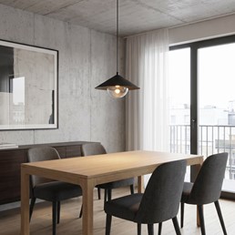 Lampa Wisząca MONO 1S Czarny/Grafitowy