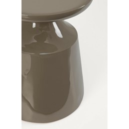 Stolik Kawowy OTILIA Fi40cm Brązowy