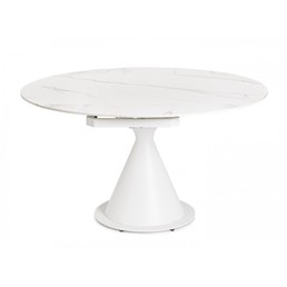 Stół Ogrodowy JONNI Rozkładany 85-135 Biały