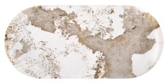 Ława NICOSIA Beżowy Marmur/Orzechowy