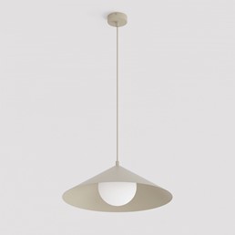 Lampa Wisząca MONO 1M Beżowy/Opal