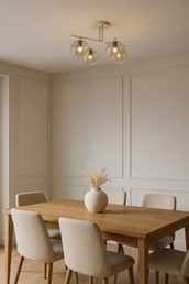 Lampa Sufitowa FELIX K-5783 Bursztynowy/Beż