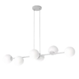 Lampa Wisząca MAGNUS 6 Szary/Biały
