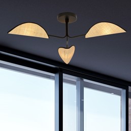 Lampa Sufitowa GOMEZ 3 Rattan