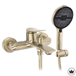 Bateria Wannowa VISION Złoty Szczotkowany