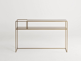 Konsola Senso Flower Metal L 120x25 Złoty