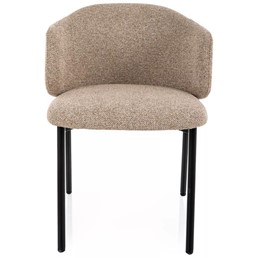Krzesło OSAKA Beż/Czarny Mat