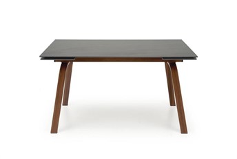 Stół Rozkładany LOZANO (140-200)x76 Orzech/Czarny Marmur