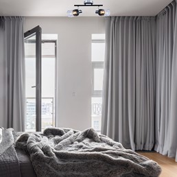 Listwa AVOLA 2 Czarny/Chrom