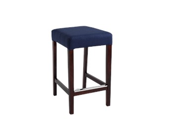 Stołek Barowy Wilton 41x45x67 Atramentowy/Orzech