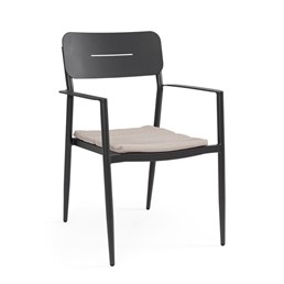 Krzesło Ogrodowe NEBULA Czarny