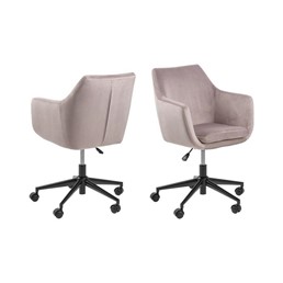 Fotel Biurowy NORA Brudny Róż