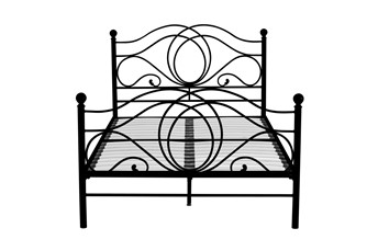 Łóżko Metalowe LM3-FX 120x200 Czarny