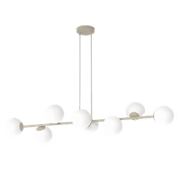 Lampa Wisząca MAGNUS 8 Beżowy/Biały